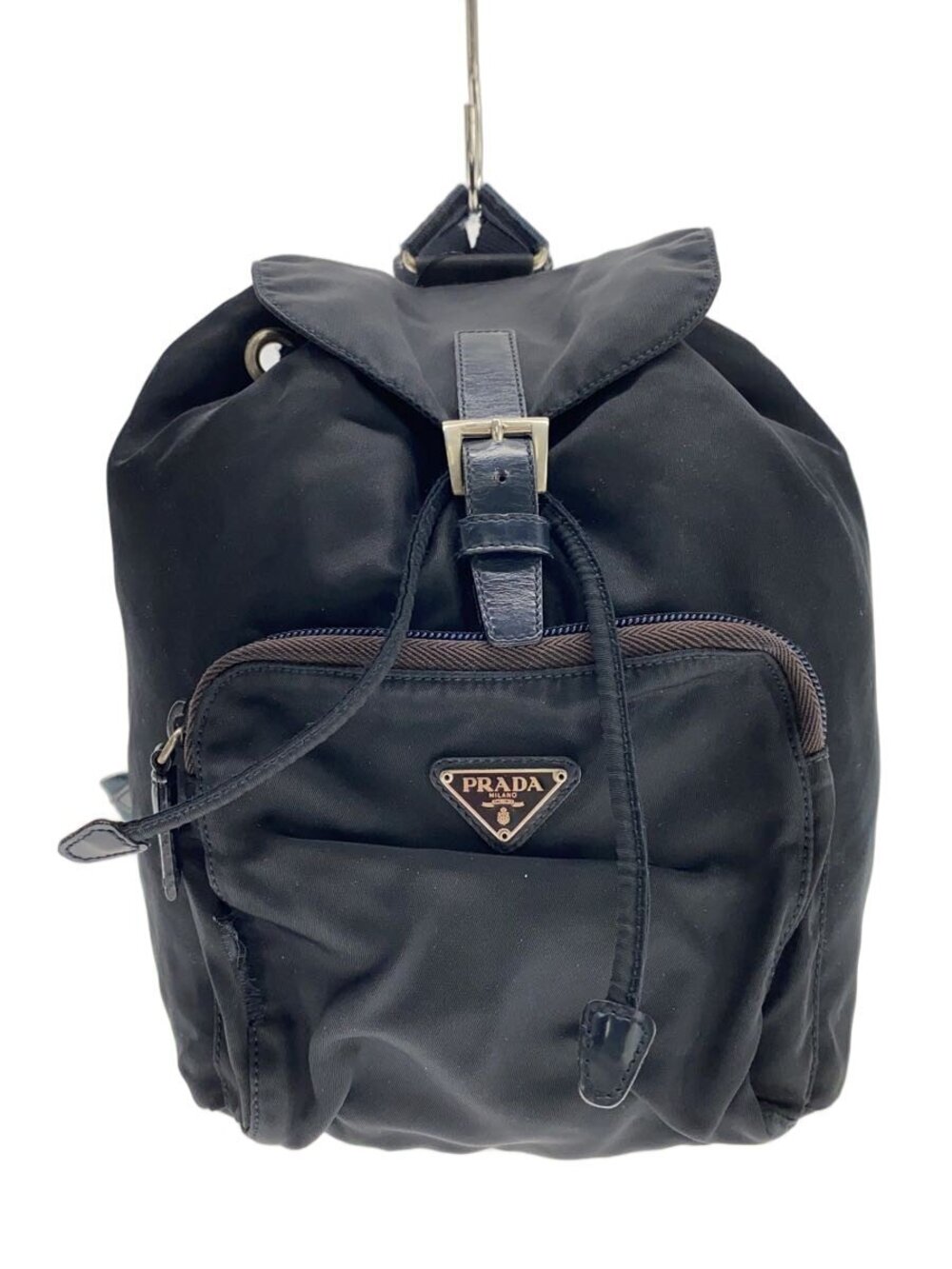 Prada Backpack Black Navy Blue